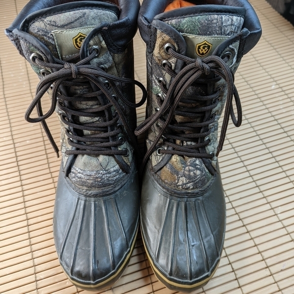 Game Winner men's duck boot. Camouflage. Waterproof. Thermolite Insulation. Wint - Picture 3 of 11